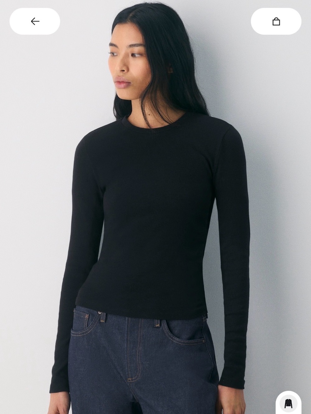 TNA HomeStretch™ Rib Solo Longsleeve - Size M